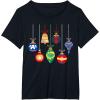 imageMarvel Holiday Christmas Avengers Team Festive Ornaments TShirtBlack