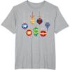 imageMarvel Holiday Christmas Avengers Team Festive Ornaments TShirtHeather Grey