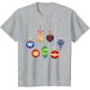 imageMarvel Holiday Christmas Avengers Team Festive Ornaments TShirtHeather Grey