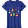 imageMarvel Holiday Christmas Avengers Team Festive Ornaments TShirtRoyal Blue