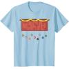 imageMarvel Logo Holiday Christmas Avengers Super Hero Ornaments TShirtBaby Blue