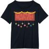 imageMarvel Logo Holiday Christmas Avengers Super Hero Ornaments TShirtBlack