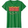 imageMarvel Logo Holiday Christmas Avengers Super Hero Ornaments TShirtKelly Green