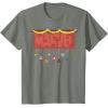 imageMarvel Logo Holiday Christmas Avengers Super Hero Ornaments TShirtOlive Heather