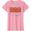 imageMarvel Logo Holiday Christmas Avengers Super Hero Ornaments TShirtPink