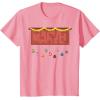 imageMarvel Logo Holiday Christmas Avengers Super Hero Ornaments TShirtPink