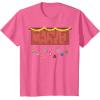 imageMarvel Logo Holiday Christmas Avengers Super Hero Ornaments TShirtPink Heather