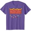 imageMarvel Logo Holiday Christmas Avengers Super Hero Ornaments TShirtPurple Heather