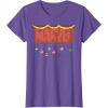 imageMarvel Logo Holiday Christmas Avengers Super Hero Ornaments TShirtPurple Heather