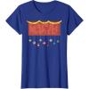 imageMarvel Logo Holiday Christmas Avengers Super Hero Ornaments TShirtRoyal Blue