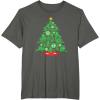 imageMarvel SpiderMan Christmas Tree Holiday TShirtAsphalt Grey