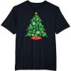 imageMarvel SpiderMan Christmas Tree Holiday TShirtBlack