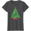 imageMarvel SpiderMan Christmas Tree Holiday TShirtDark Heather Grey