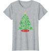 imageMarvel SpiderMan Christmas Tree Holiday TShirtHeather Grey