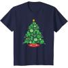 imageMarvel SpiderMan Christmas Tree Holiday TShirtNavy Blue