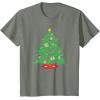 imageMarvel SpiderMan Christmas Tree Holiday TShirtOlive Heather