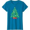 imageMarvel SpiderMan Christmas Tree Holiday TShirtSapphire Blue