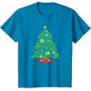 imageMarvel SpiderMan Christmas Tree Holiday TShirtSapphire Blue