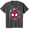 imageMarvel Spidey and His Amazing Friends Christmas Wreath TShirtAsphalt Grey