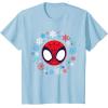 imageMarvel Spidey and His Amazing Friends Christmas Wreath TShirtBaby Blue
