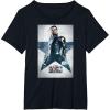 imageMarvel The Falcon and The Winter Soldier Bucky Barnes Poster TShirtBlack