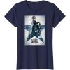 imageMarvel The Falcon and The Winter Soldier Bucky Barnes Poster TShirtNavy Blue