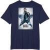 imageMarvel The Falcon and The Winter Soldier Bucky Barnes Poster TShirtNavy Blue