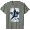 imageMarvel The Falcon and The Winter Soldier Bucky Barnes Poster TShirtOlive Heather