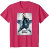 imageMarvel The Falcon and The Winter Soldier Bucky Barnes Poster TShirtRed Heather