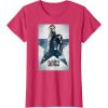 imageMarvel The Falcon and The Winter Soldier Bucky Barnes Poster TShirtRed Heather