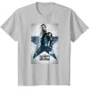 imageMarvel The Falcon and The Winter Soldier Bucky Barnes Poster TShirtSilver Grey