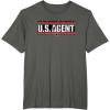 imageMarvel The Falcon and the Winter Soldier US Agent TShirtAsphalt Grey