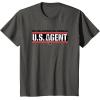 imageMarvel The Falcon and the Winter Soldier US Agent TShirtAsphalt Grey