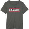 imageMarvel The Falcon and the Winter Soldier US Agent TShirtAsphalt Grey