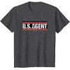 imageMarvel The Falcon and the Winter Soldier US Agent TShirtDark Heather Grey