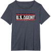 imageMarvel The Falcon and the Winter Soldier US Agent TShirtHeather Blue
