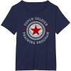 imageMarvel Winter Soldier Super Soldier Training Program TShirtNavy Blue