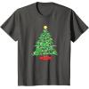 imageMarvel XMen Mutant Christmas Tree TShirtAsphalt Grey