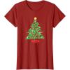 imageMarvel XMen Mutant Christmas Tree TShirtCranberry Red