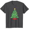 imageMarvel XMen Mutant Christmas Tree TShirtDark Heather Grey