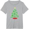 imageMarvel XMen Mutant Christmas Tree TShirtHeather Grey
