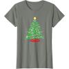imageMarvel XMen Mutant Christmas Tree TShirtOlive Heather