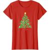 imageMarvel XMen Mutant Christmas Tree TShirtRed