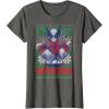 imageMarvel XMen Wolverine Christmas Tree Ugly Sweater TShirtAsphalt Grey