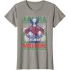 imageMarvel XMen Wolverine Christmas Tree Ugly Sweater TShirtSlate Grey