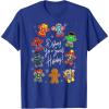 imageMarvel Avengers Christmas Gingerbread Wishing Sweet Holiday TShirtRoyal Blue