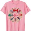 imageMarvel Christmas Avengers Nutcrackers Wreath Heroic Holidays TShirtPink