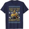 imageMarvel Christmas Thanos Ugly Sweater TShirtNavy Blue