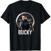 imageMarvel Falcon ampamp Winter Soldier Bucky Shield Portrait V2 TShirtBlack