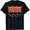 imageMarvel Logo Holiday Christmas Avengers Super Hero Ornaments TShirtBlack